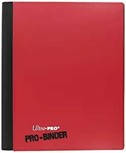 Ultra Pro: 4-Pocket Portfolio Binder - Red & White