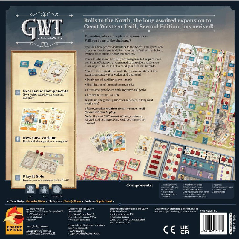 Great Western Trail - Rails to the North Expansion (Second Edition) 