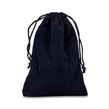 Tiny Velour Dice Bag Navy Blue