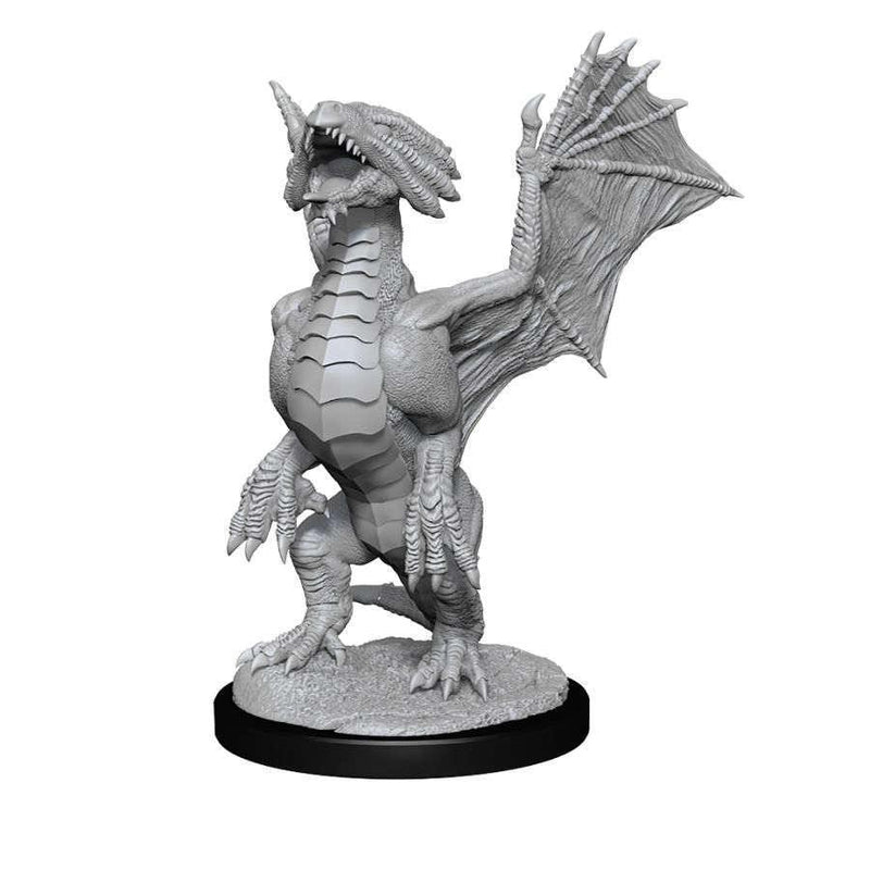 D&D Nolzur's Marvelous Miniatures - Bronze Dragon Wyrmling and Pile of Sea Found Treasure - Wave 13 Unpainted (WZK90152)