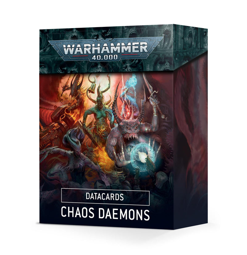 Games Workshop: Warhammer 40,000 - Chaos Daemons - Datacards (English) (97-04) 