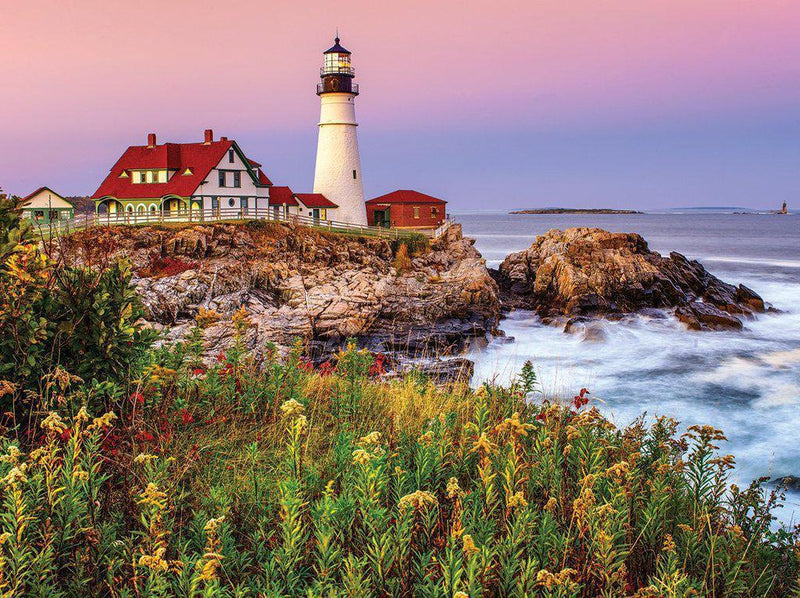 White Mountain Puzzles: Maine Lighthouse - 1000 Piece Puzzle