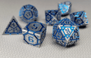 Forged Gaming: Nexus Blue 7 Set of Metal Dice 