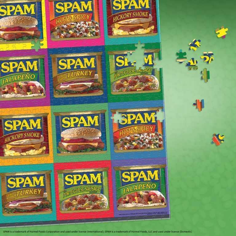 Spam: "SIZZLE. PORK. AND. MMMM." - 1000 Piece Puzzle 