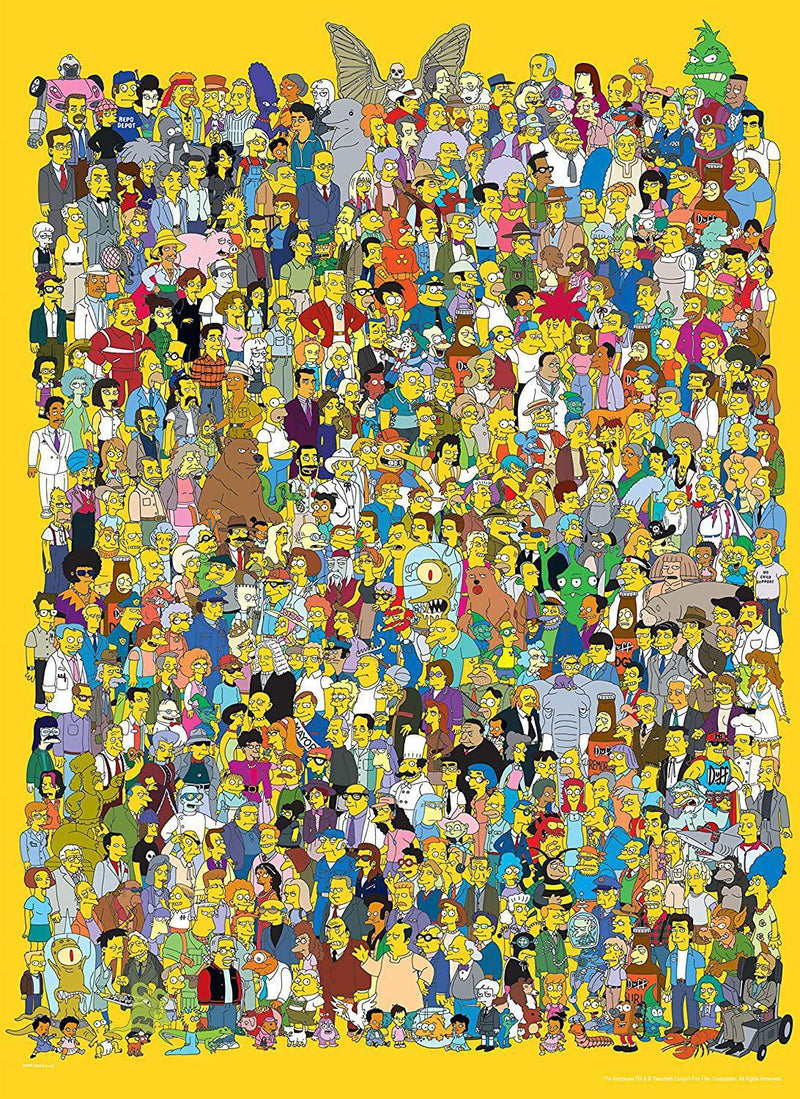 The Simpsons: Cast of Thousands - 1000 Piece Puzzle