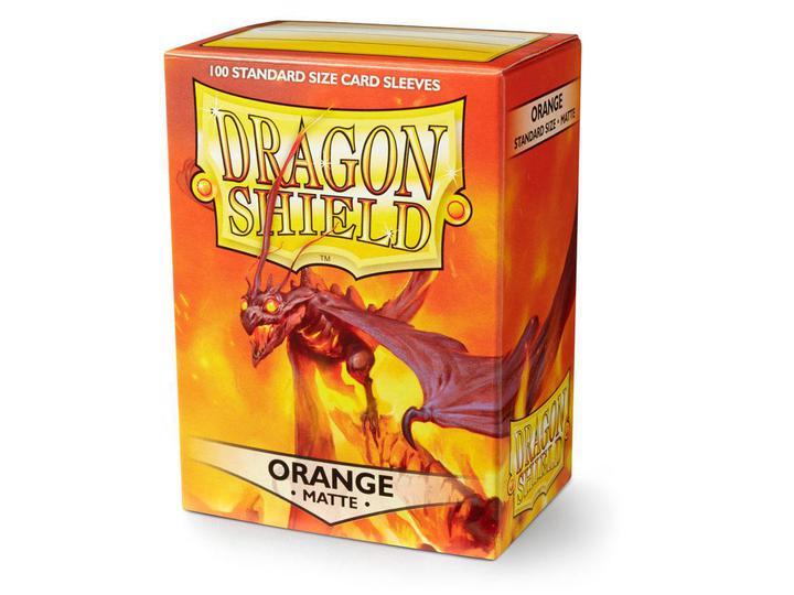 Dragon Shield: Deck Protector Sleeves - Standard Size Matte Orange (100)