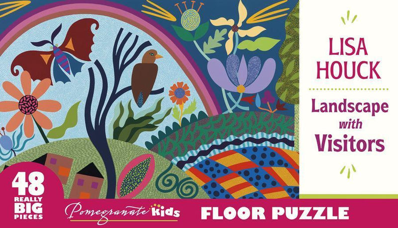 Pomegranate ArtPiece Puzzle: Landscape With Visitors - 48 Piece Floor Puzzle Puzzles 