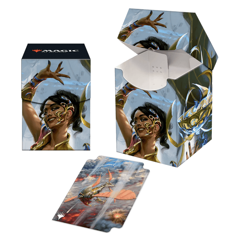 Ultra Pro: 100+ Deck Box - Magic the Gathering - Brothers War - Saheeli, Filigree Master 