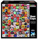 White Mountain Puzzles: Beer Caps - 1000 Piece Puzzle 