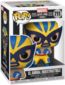 Funko Pop! Marvel: Wolverine "El Animal Indestructible" – Lucha Libre Edition (