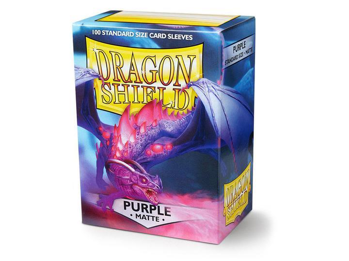 Dragon Shield: Deck Protector Sleeves - Standard Size Matte Purple (100)
