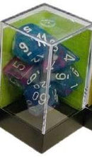 Chessex: Festive Waterlily w/ White - Polyhedral Dice Set (7) - CHX27546