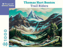 Pomegranate ArtPiece Puzzles: Thomas Hoart Benton - Trail Riders - 1000 Piece Puzzle