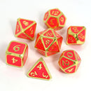Die Hard: AfterDark Neon Bloom Metal 16mm - Glow-in-the-Dark Polyhedral Dice Set (7)
