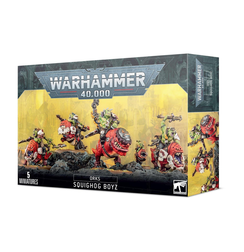 Games Workshop: Warhammer 40,000 - Orks - Squighog Boyz (50-54) 