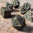 Forged Gaming: Clockwork Ancient Bronze - 7 Set of Metal Dice 