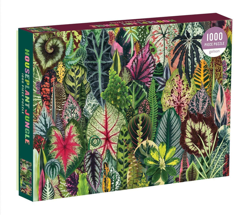 Galison Puzzles: Houseplant Jungle - 1000 Piece Puzzle