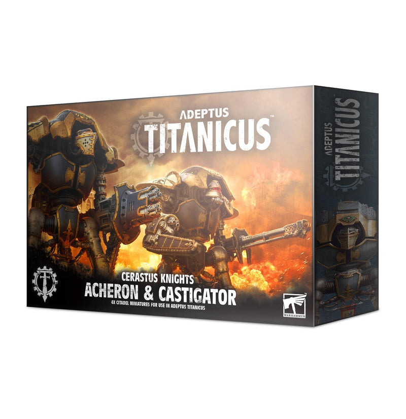 Games Workshop: Adeptus Titanicus - Cerastus Knights Acheron & Castigator (440-37) Tabletop Miniatures 