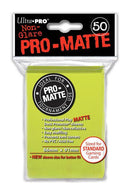 Ultra Pro: PRO-Matte Deck Protector Sleeves - Standard Size Bright Yellow (50)