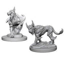 D&D Nolzur’s Marvelous Miniatures - Blink Dogs - Unpainted (WZK72568)