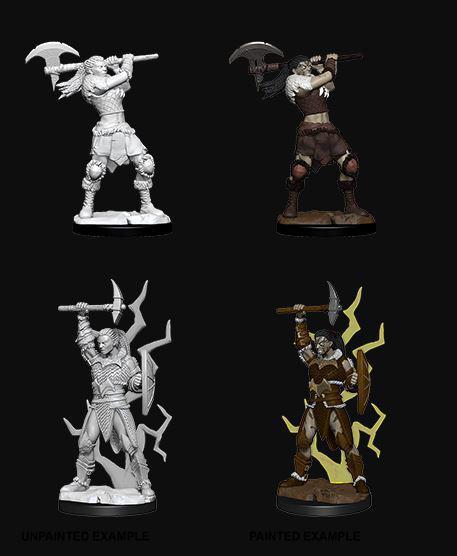 D&D Nolzur's Marvelous Miniatures - Female Goliath Barbarian - Unpainted (WZK73834)