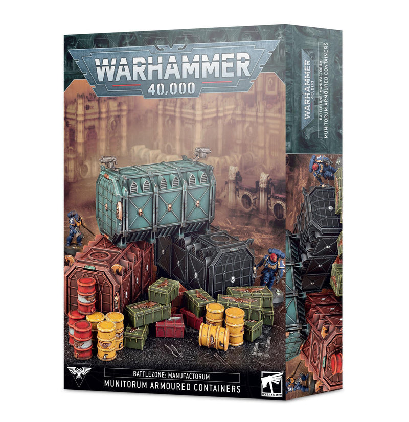 Games Workshop: Warhammer 40,000 - Battlezone Manufactorum: Munitorum Armoured Containers 