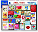 White Mountain Puzzles: Love Stamps - 1000 Piece Puzzle 