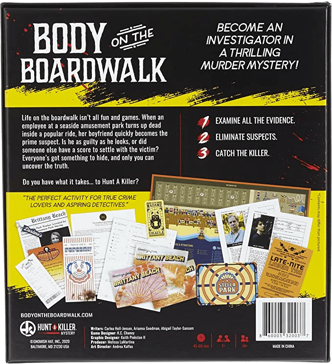 Hunt a Killer: Body on the Boardwalk 