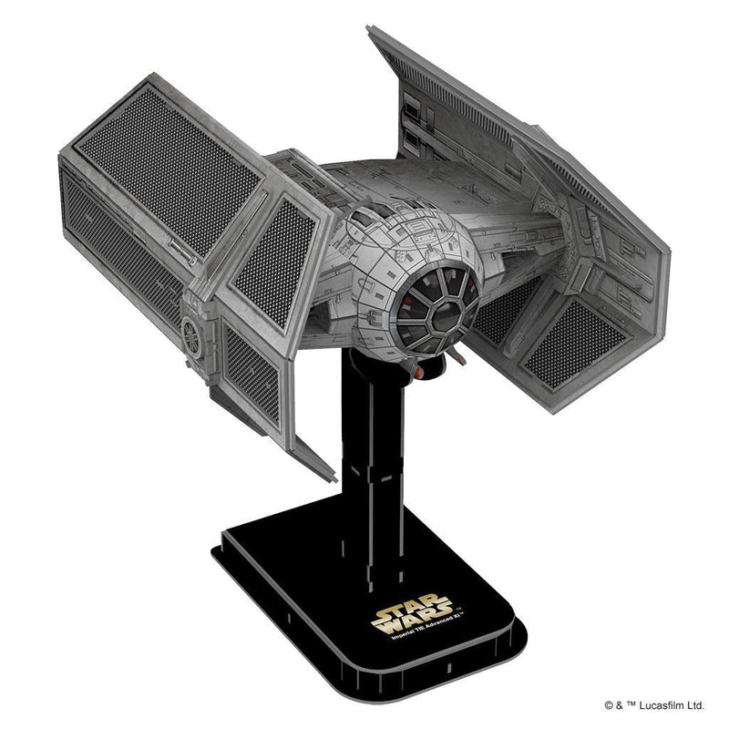 4D Star Wars: TIE Advance x1 Fighter - Paper Model Kit 