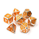 Die Hard: Mythica Platinum Citrine Metal 16mm - Polyhedral Dice Set (7)