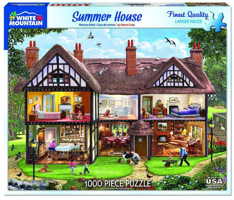 White Mountain Puzzles: Summer House - 1000 Piece Puzzle