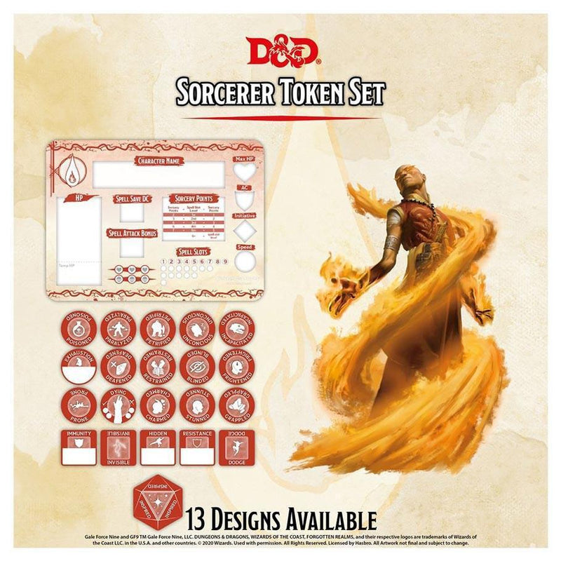 D&D: Token Set - Sorcerer