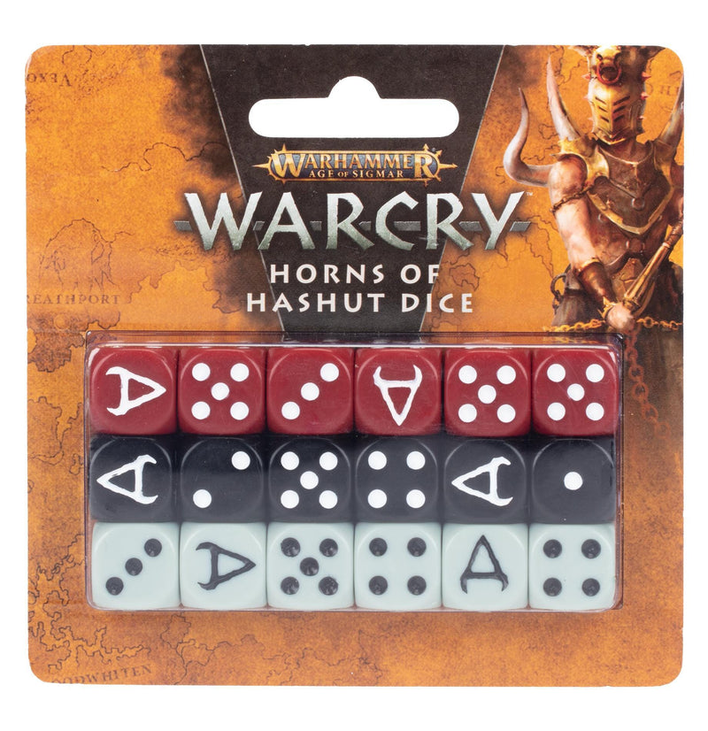 Games Workshop: Age of Sigmar - Warcry - Horns of Hashut Dice Set (111-91) 