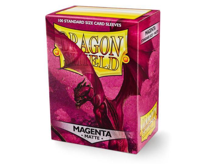 Dragon Shield: Deck Protector Sleeves - Standard Size Matte Magenta (100)