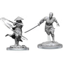 Magic the Gathering Miniatures - Kaito Shizuki & The Wanderer - Wave 5 Unpainted (WZK90504) 