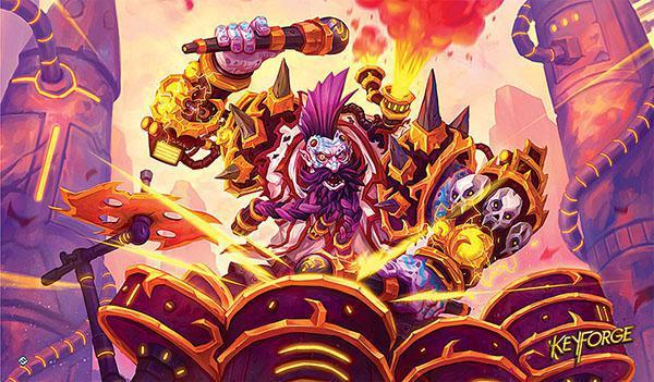 Fantasy Flight: 'Drummernaut' Playmat for Keyforge 