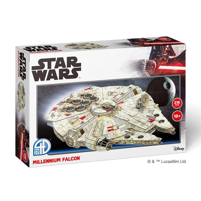 4D Star Wars: Millennium Falcon - Paper Model Kit 