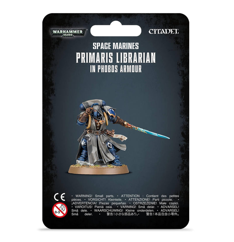 Games Workshop: Warhammer 40,000 - Space Marines - Primaris Librarian in Phobos Armour (48-67) Tabletop Miniatures 