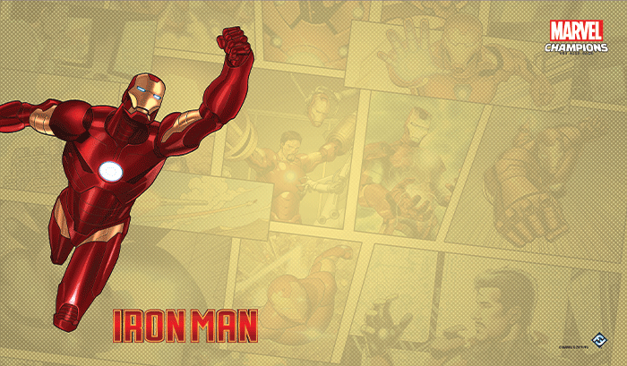 Marvel Champions LCG: Iron Man Game Mat 