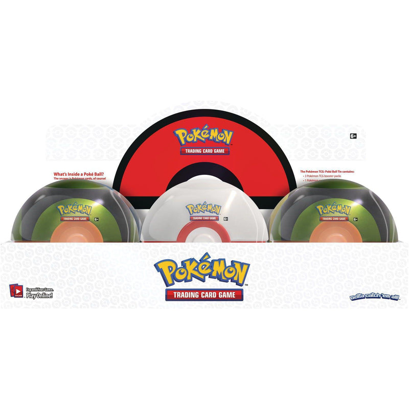 Pokemon TCG: Pokeball Summer 2020 Tin Trading Card Games 