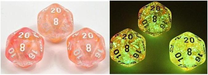 Chessex: Nebula Supernova White - Polyhedral Dice Set (7) - CHX30041U