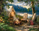 Springbok Puzzles: Evening at the Lake - 500 Piece Puzzle 