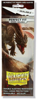 Dragon Shield: Deck Protector Inner Sleeves Sealable - Smoke - (100)
