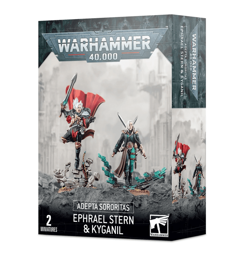 Games Workshop: Warhammer 40,000 - Daemonifuge - Ephrael Stern & Kyganil (40-50) Tabletop Miniatures 