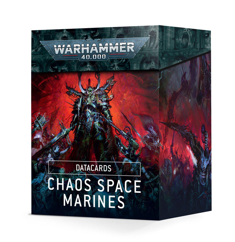 Games Workshop: Warhammer 40,000 - Chaos Space Marines - Datacards (43-02) 