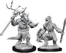 D&D Nolzur's Marvelous Miniatures: Lizardfolk & Lizardfolk Shaman- Wave 12 Unpainted (WZK90074)