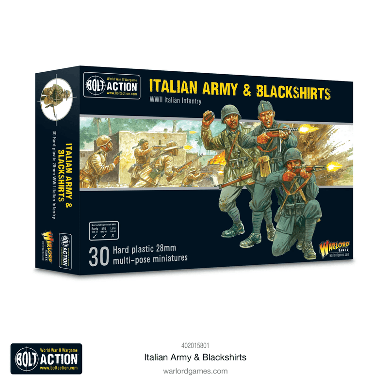 Italian Army & Blackshirts plastic boxed set 