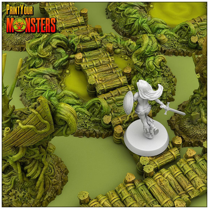 Goblin Alchemist - Swamp Creature Ambush Scatter Terrain 