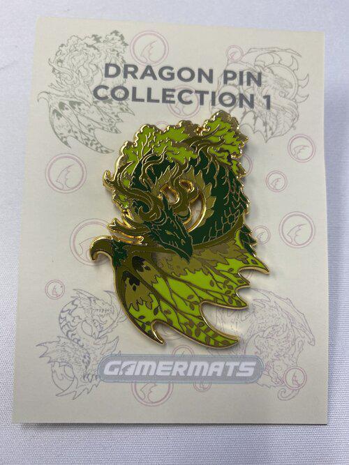 GamerMats: Adult Dragon Pin - Forest Guardian (Green)