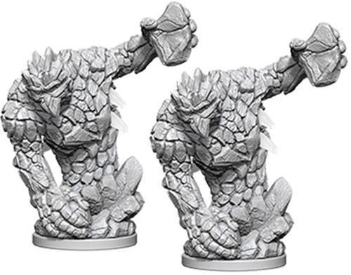 Pathfinder Deepcuts Miniatures - Medium Earth Elemental - Unpainted